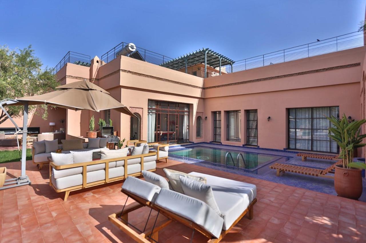Villa May Sur Le Golf De La Palmeraie With Cooker And Butler Included Marrakesh Exterior photo