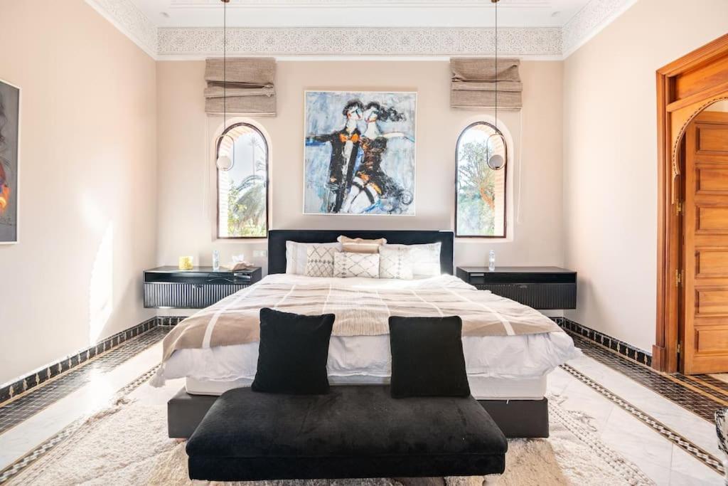 Villa May Sur Le Golf De La Palmeraie With Cooker And Butler Included Marrakesh Exterior photo